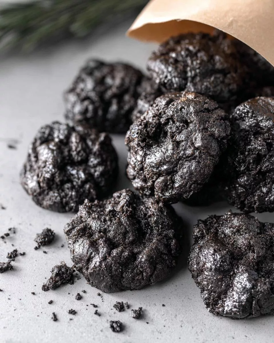 Lump of Coal Cookies - detail 1