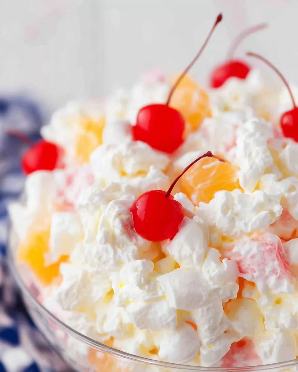 Marshmallow Fruit Salad - detail 2