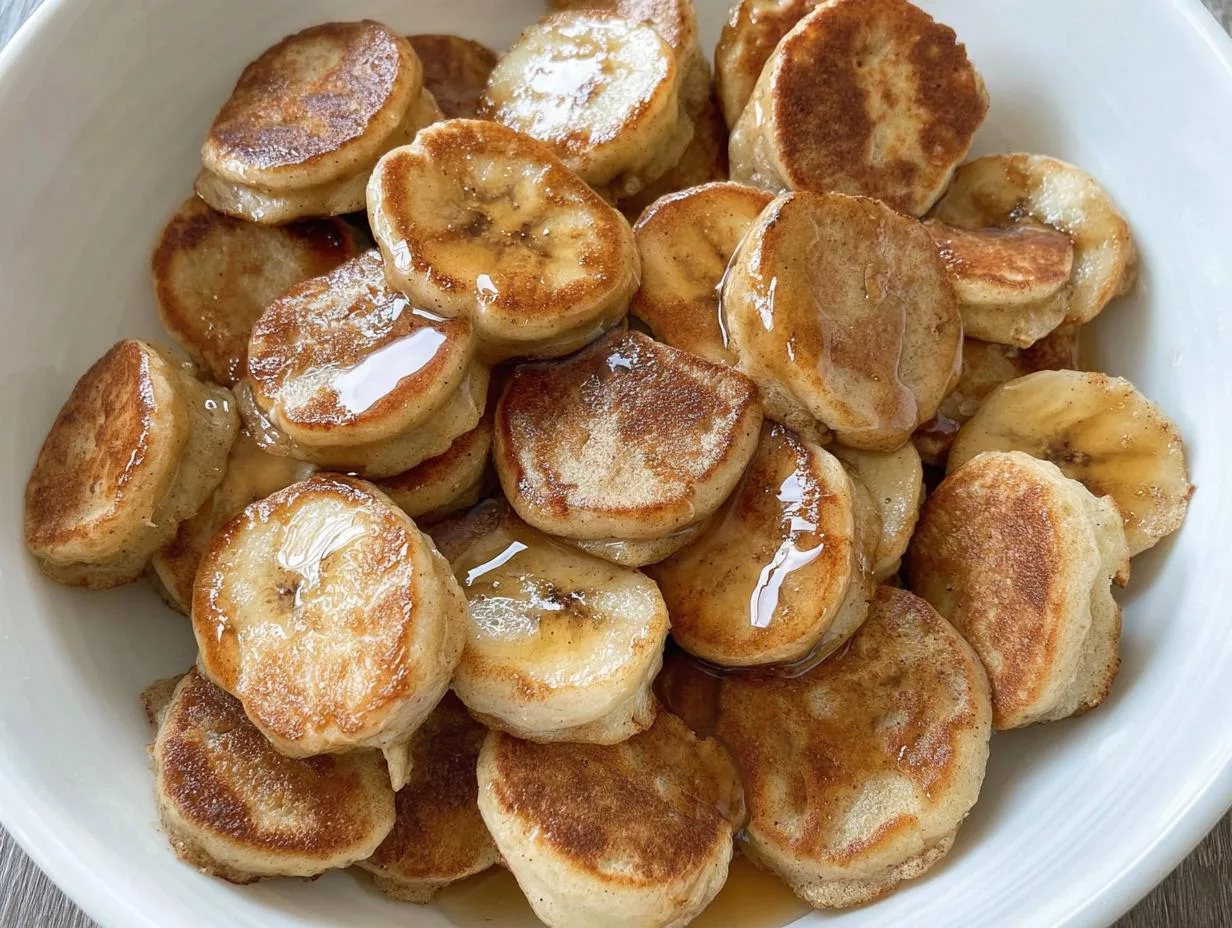 Mini Banana Pancake Bites