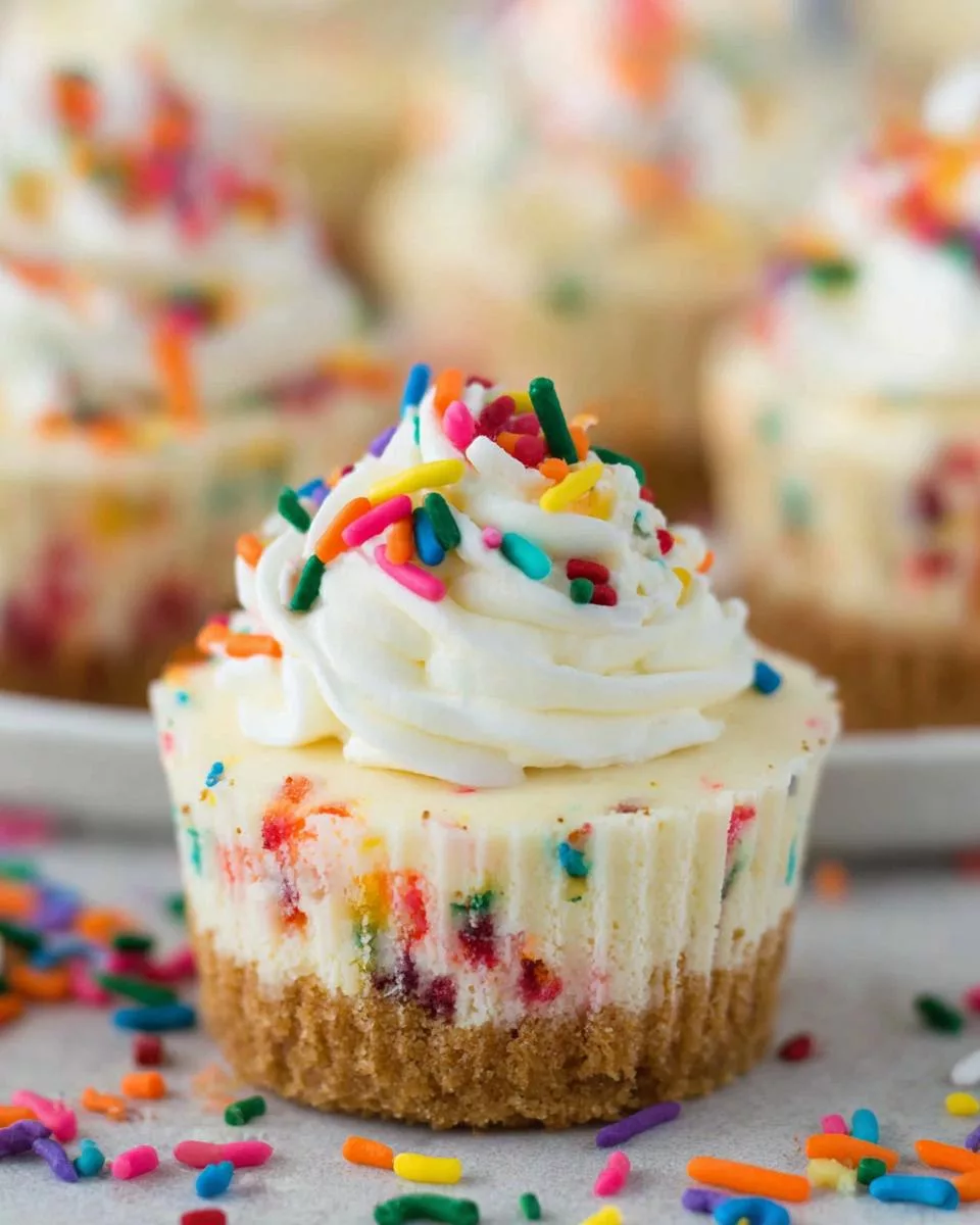 Mini Funfetti Cheesecakes - detail 1