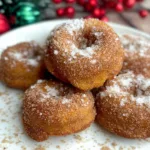 Mini Gingerbread Donuts