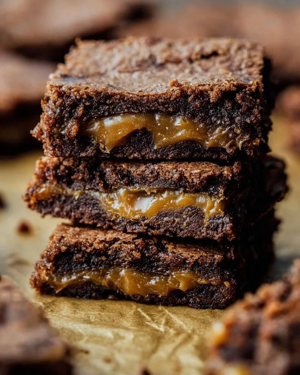 Mom’s Easy Caramel Brownies - detail 1