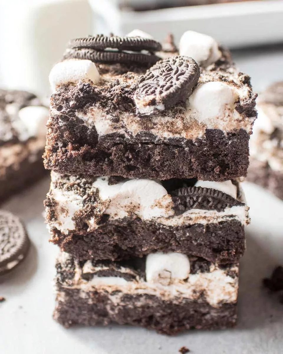 No Bake OREO Marshmallow Bars - detail 2