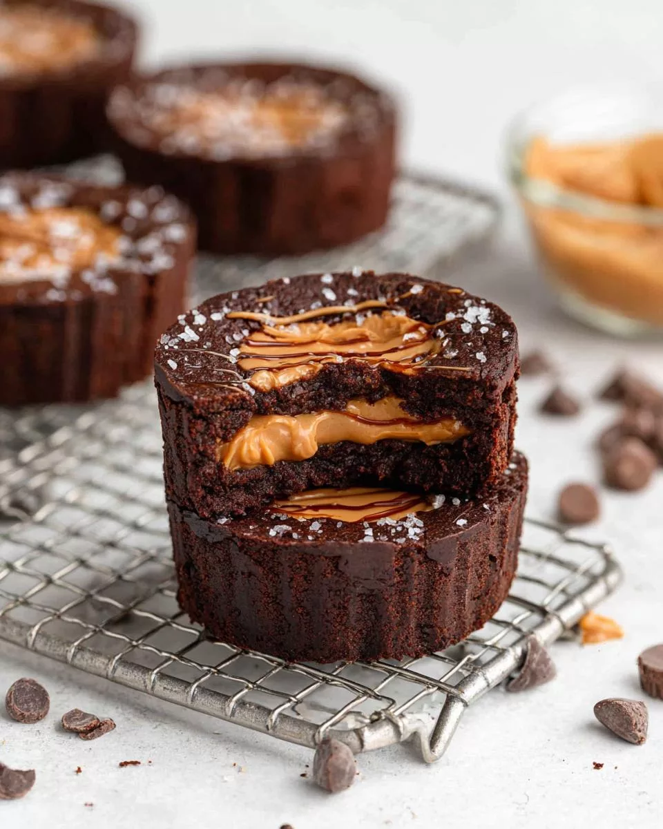 No Bake Peanut Butter Brownie Cups - detail 2