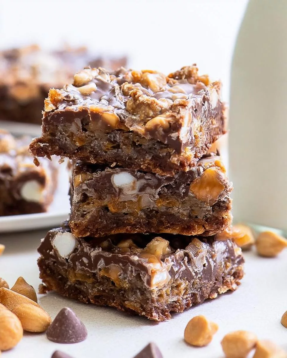 Nutella Magic Bars - detail 1