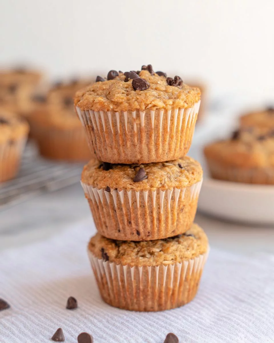 Oatmeal Chocolate Chip Muffins - detail 1