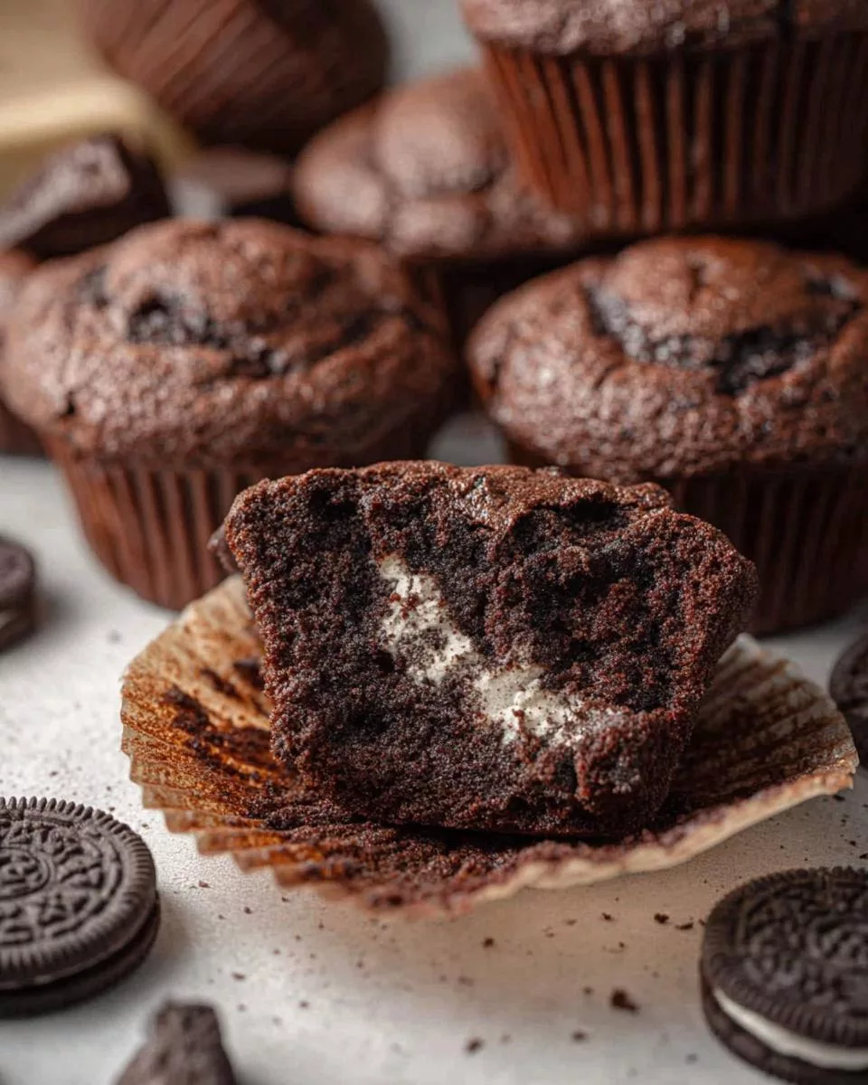 Oreo Muffins - detail 1