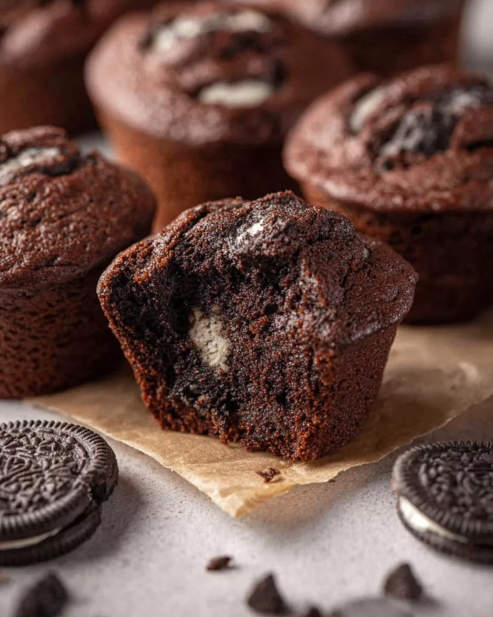 Oreo Muffins - detail 2