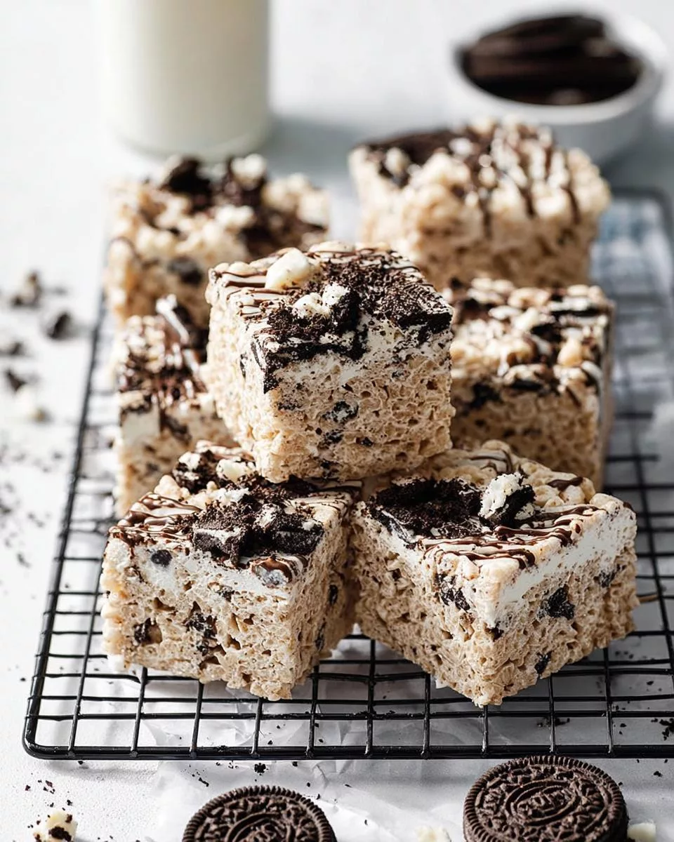 Oreo Rice Krispie Treats - detail 1