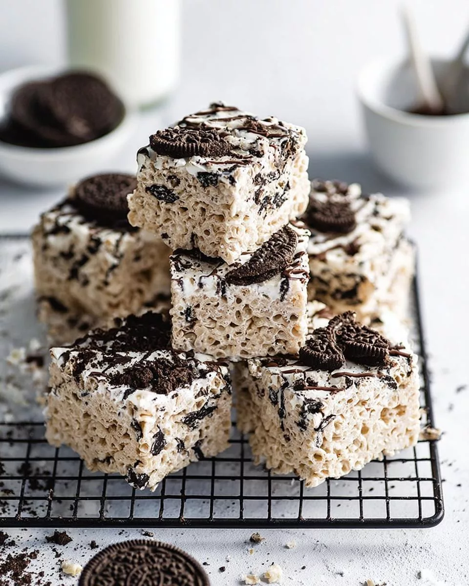Oreo Rice Krispie Treats - detail 2