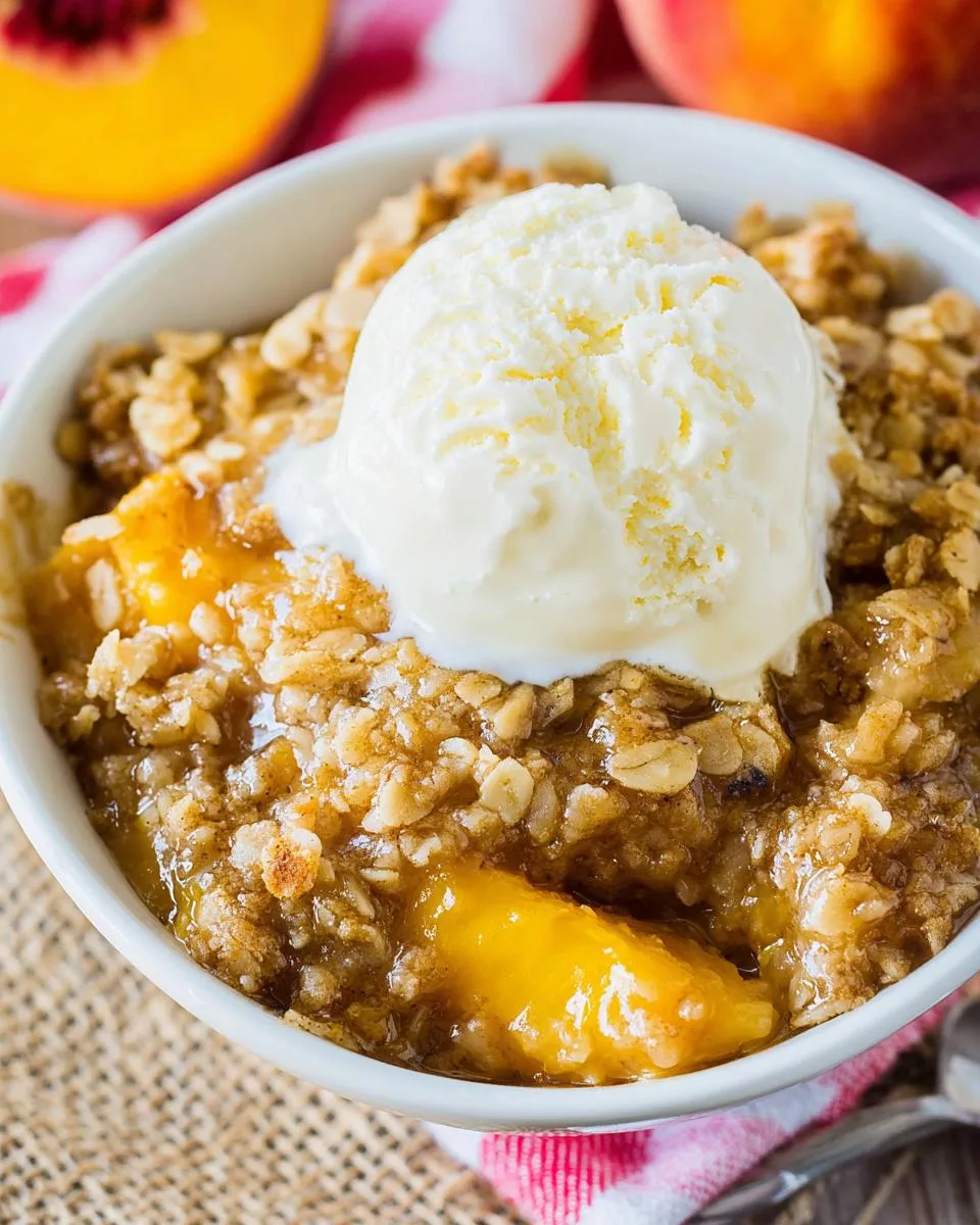 Peach Crisp - detail 2