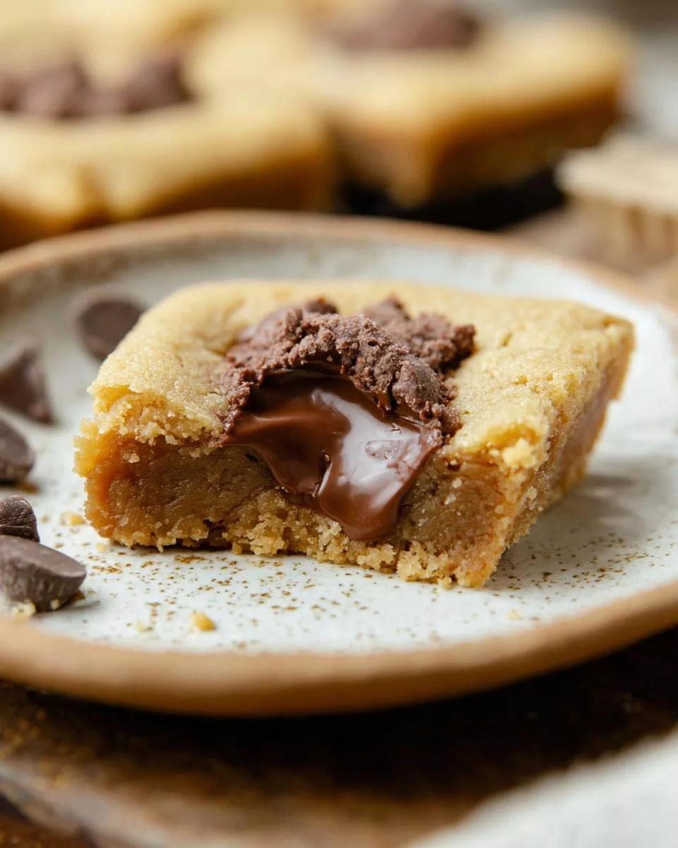 Peanut Butter Blossom Bars - detail 1