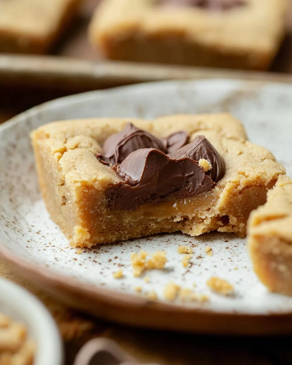 Peanut Butter Blossom Bars - detail 2