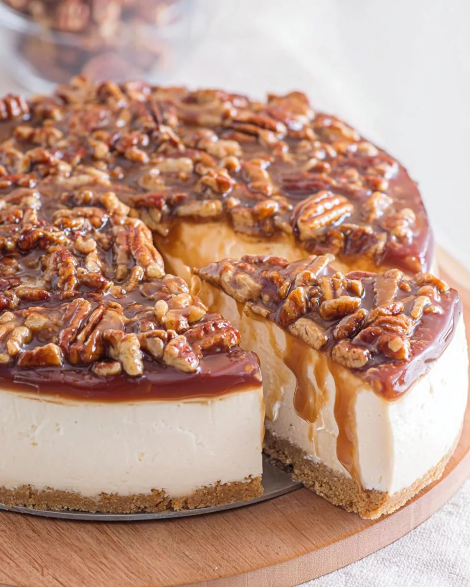 Pecan Pie Cheesecake - detail 1