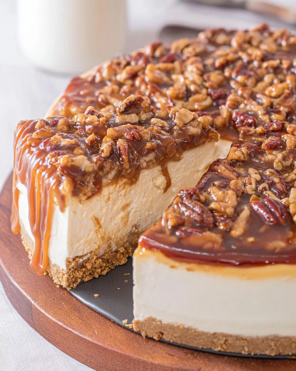 Pecan Pie Cheesecake - detail 2