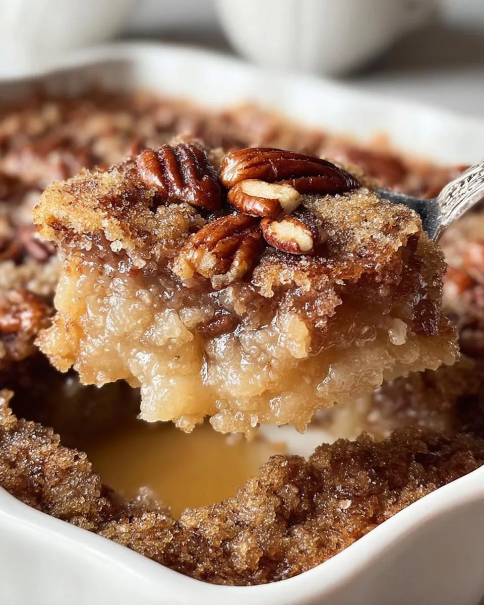 Pecan Pie Dump Cake - detail 1