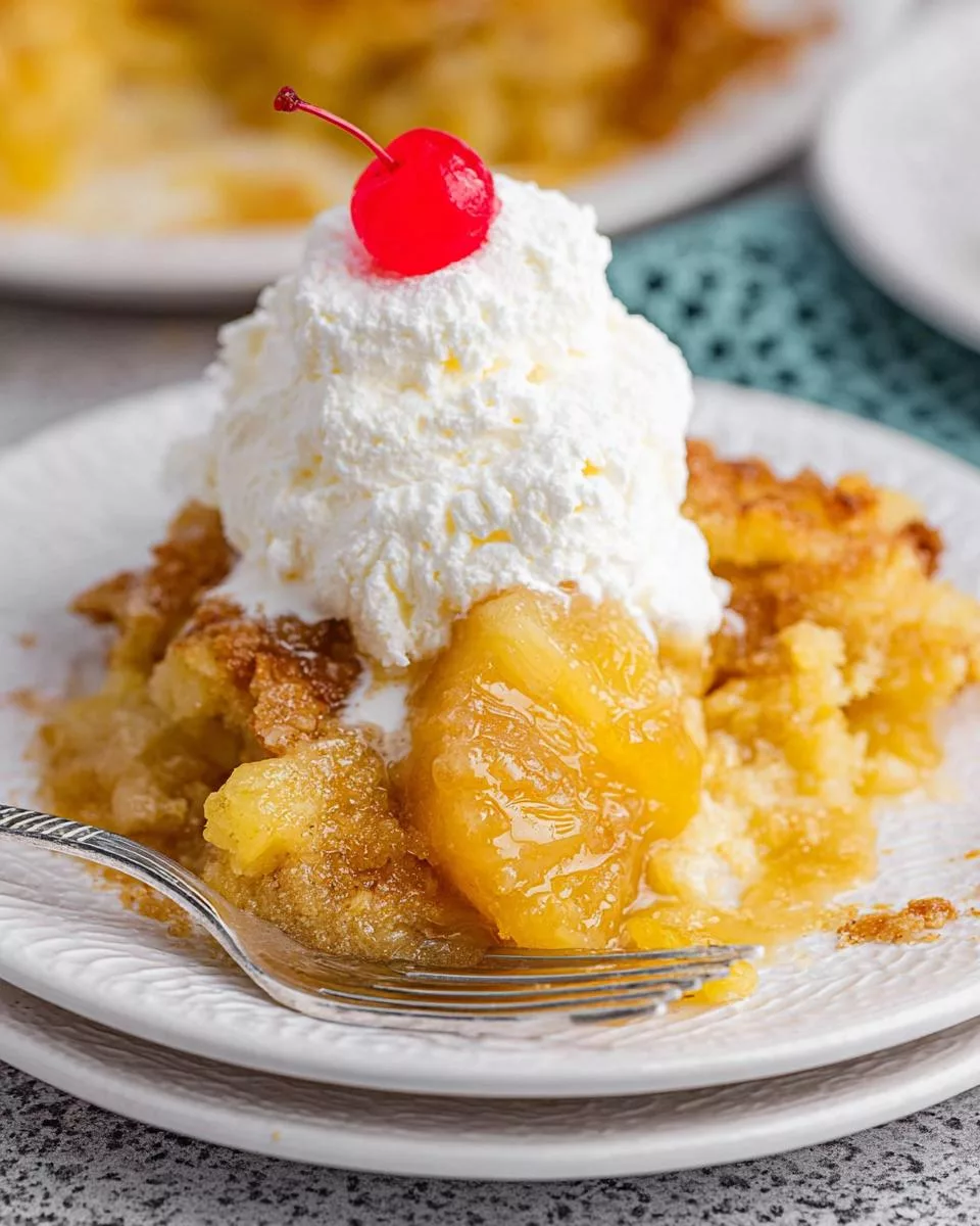 Pineapple Dump Cake - detail 2