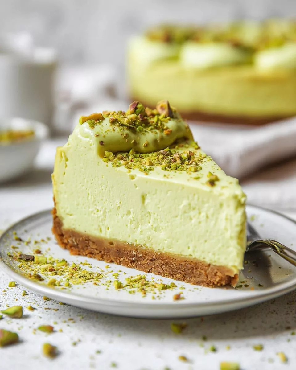 Pistachio Cheesecake - detail 1