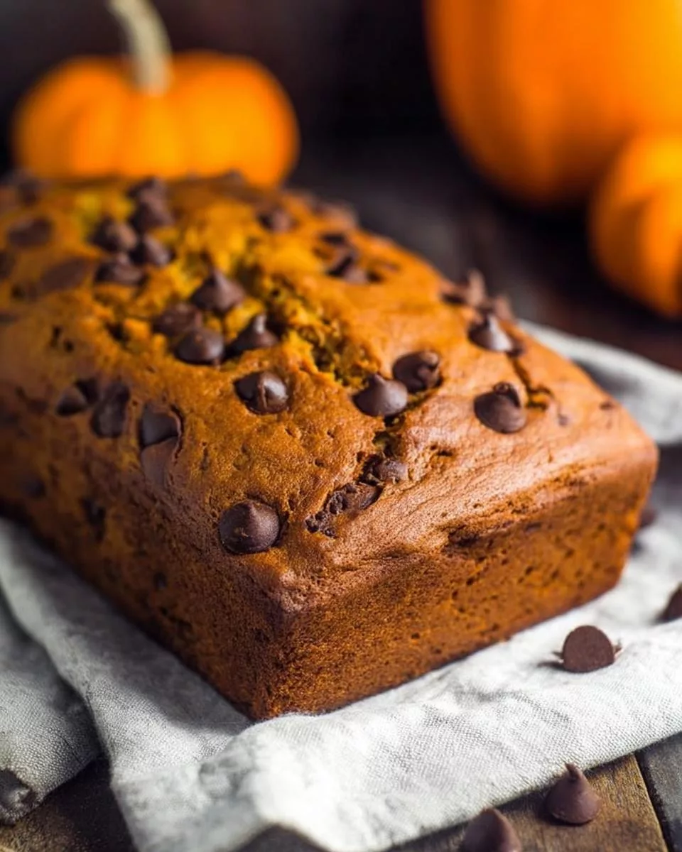 Pumpkin Chocolate Chip Bread - detail 1