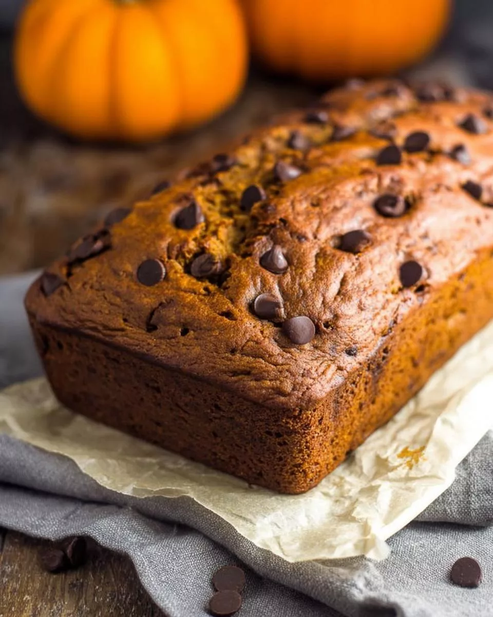 Pumpkin Chocolate Chip Bread - detail 2
