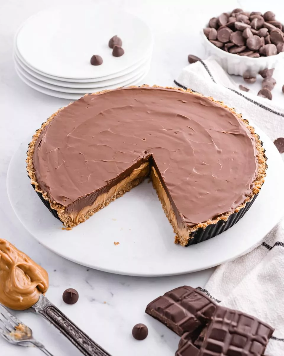 Reese’s Peanut Butter Cup Pie - detail 2