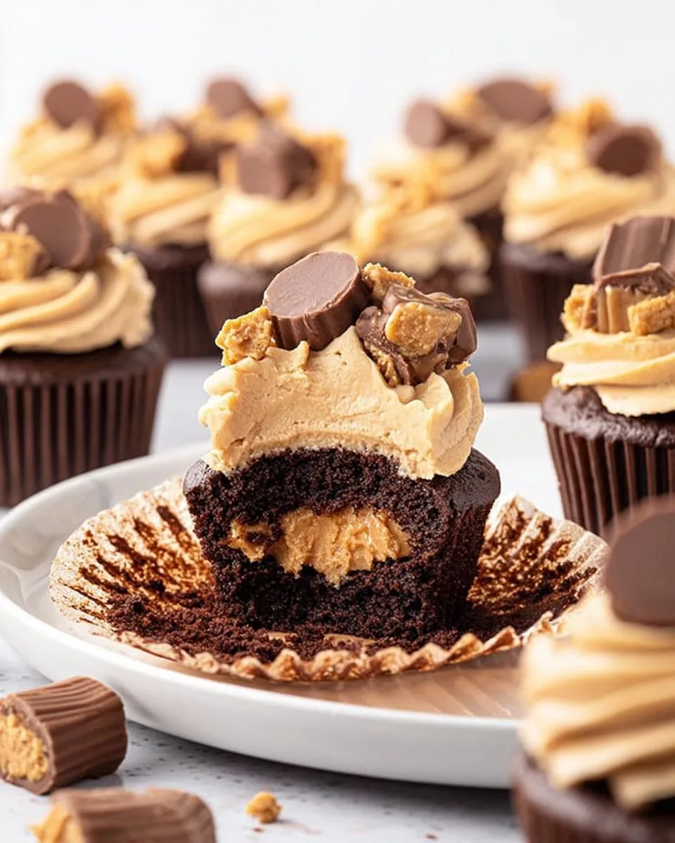 Reese’s Peanut Butter Cupcakes - detail 1