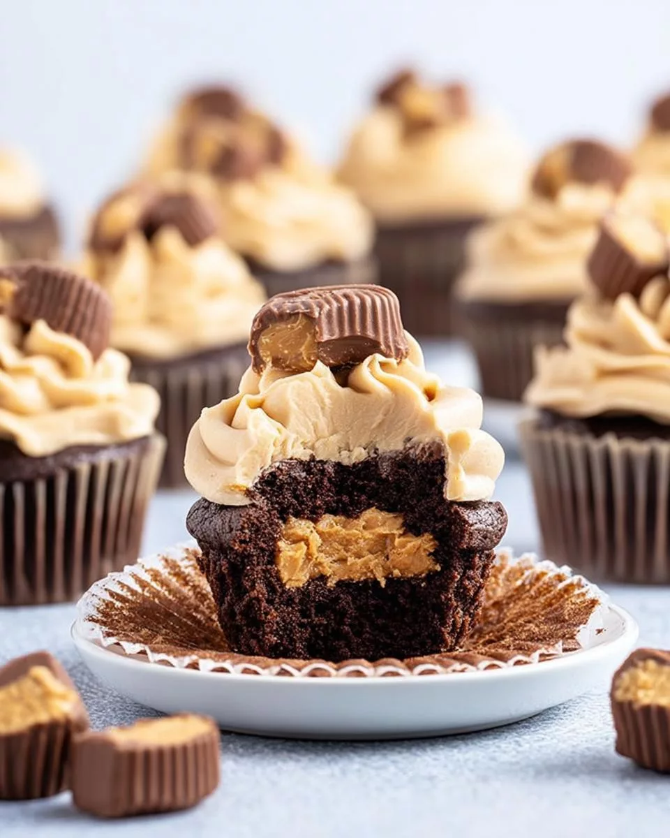 Reese’s Peanut Butter Cupcakes - detail 2