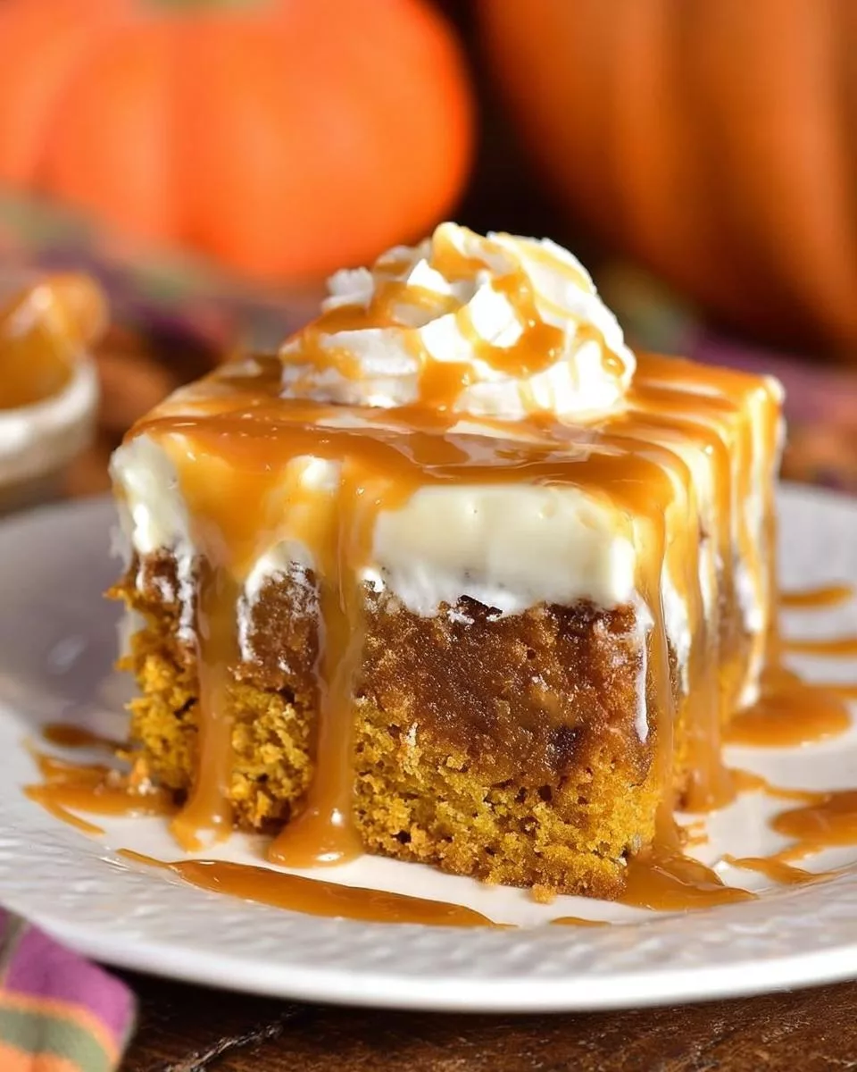 Salted Caramel Pumpkin Cake - detail 1