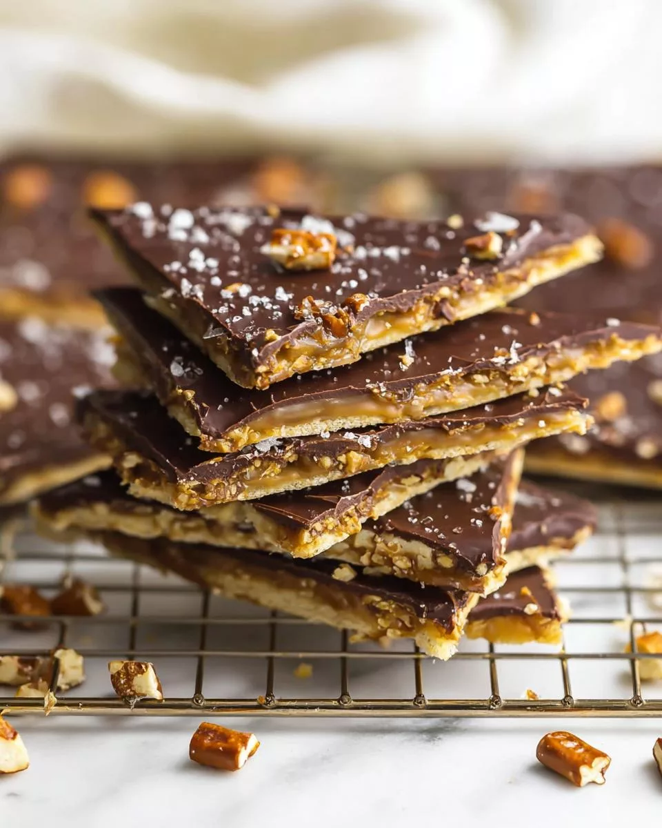 Saltine Cracker Toffee - detail 1