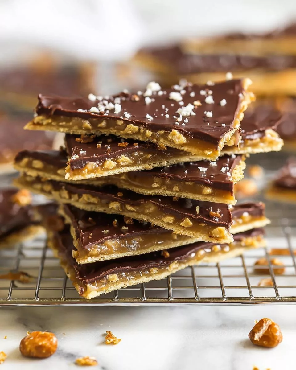 Saltine Cracker Toffee - detail 2