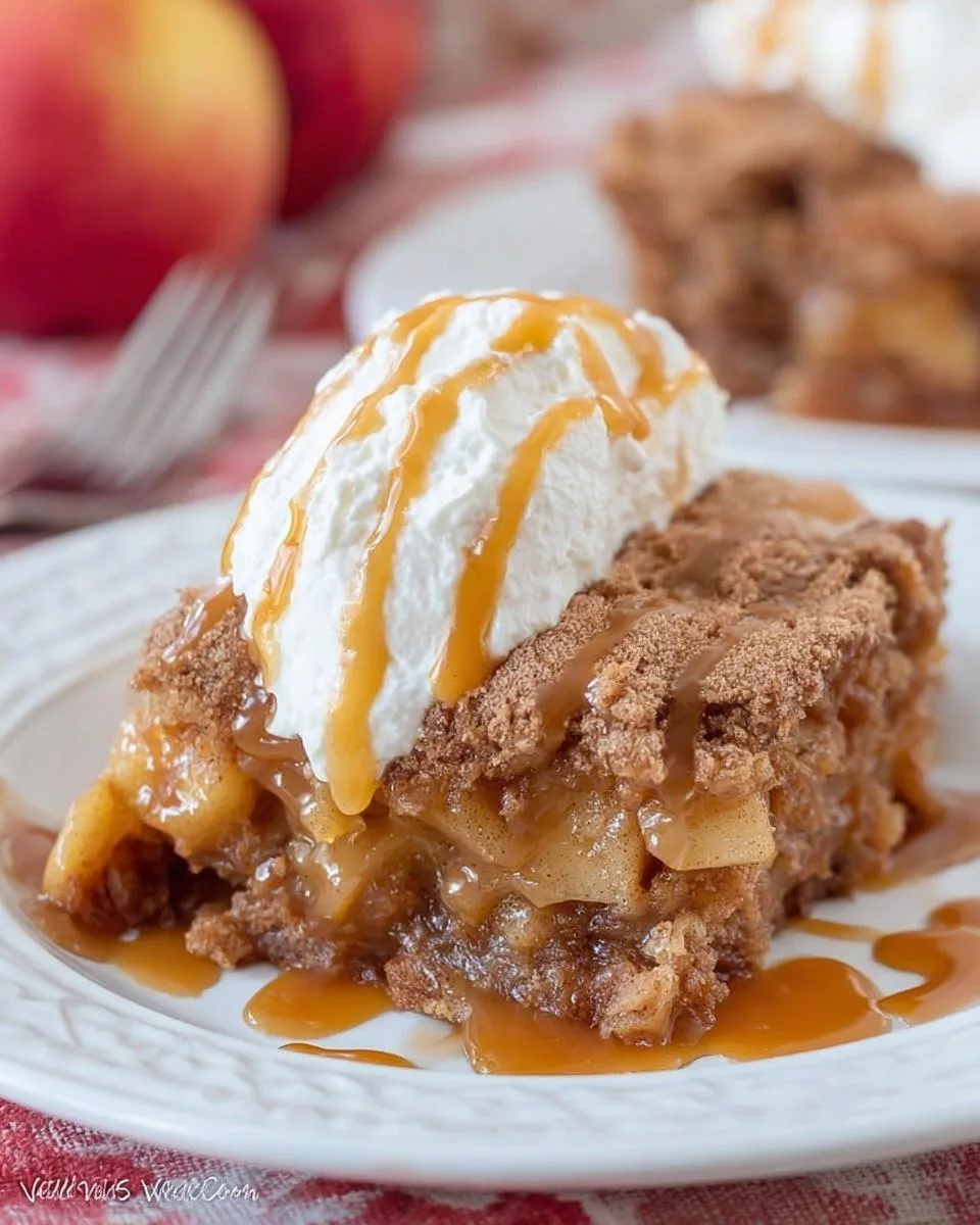 Slow Cooker Caramel Apple Spice Cake - detail 1
