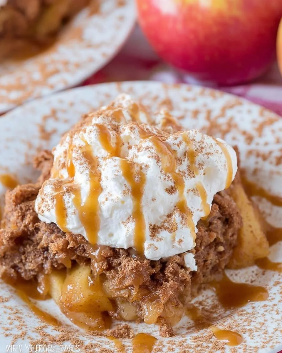 Slow Cooker Caramel Apple Spice Cake - detail 2