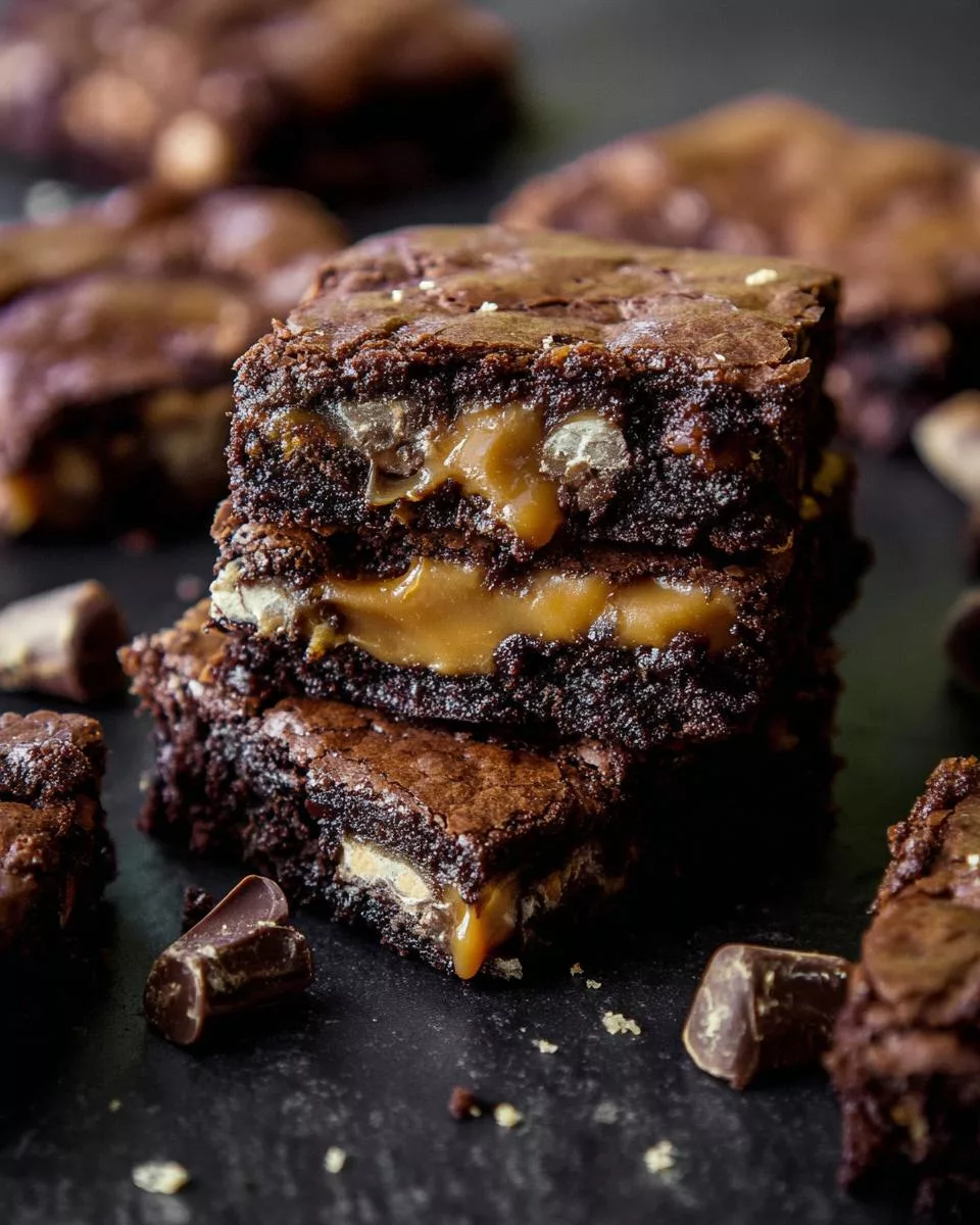 Snickers Caramel Brownies - detail 1