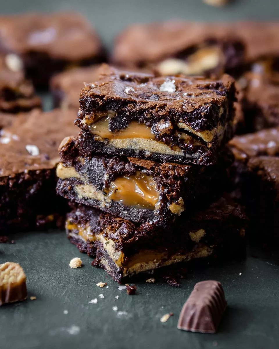 Snickers Caramel Brownies - detail 2