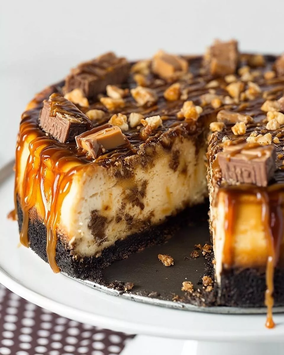Snickers Cheesecake - detail 1
