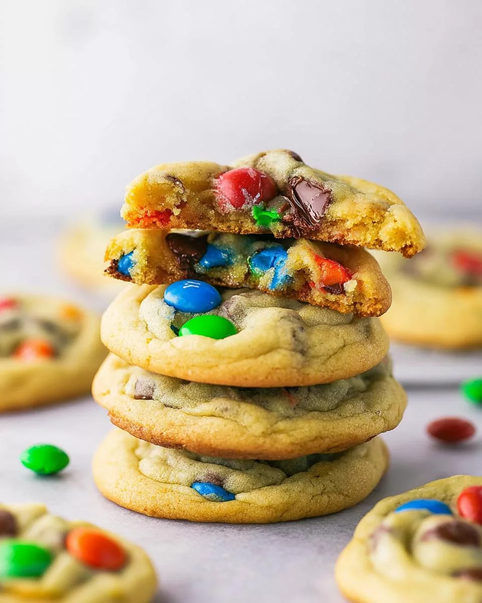 Soft Baked M&M Cookies - detail 1