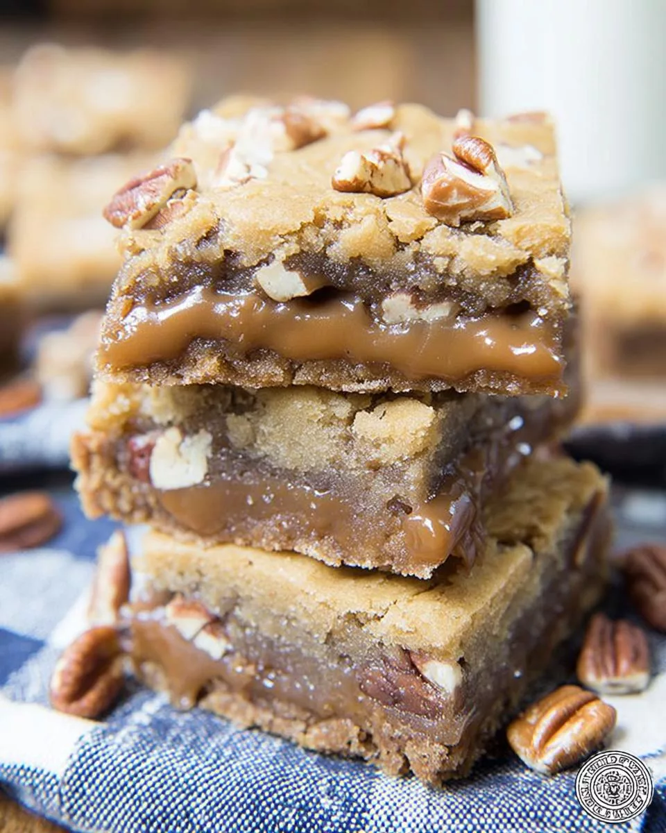 Turtle Cookie Bars - detail 1