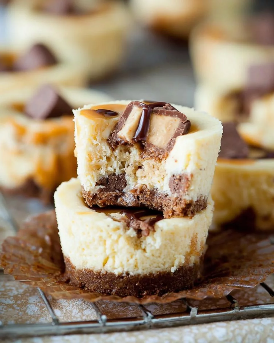 Twix Caramel Mini Cheesecakes - detail 2
