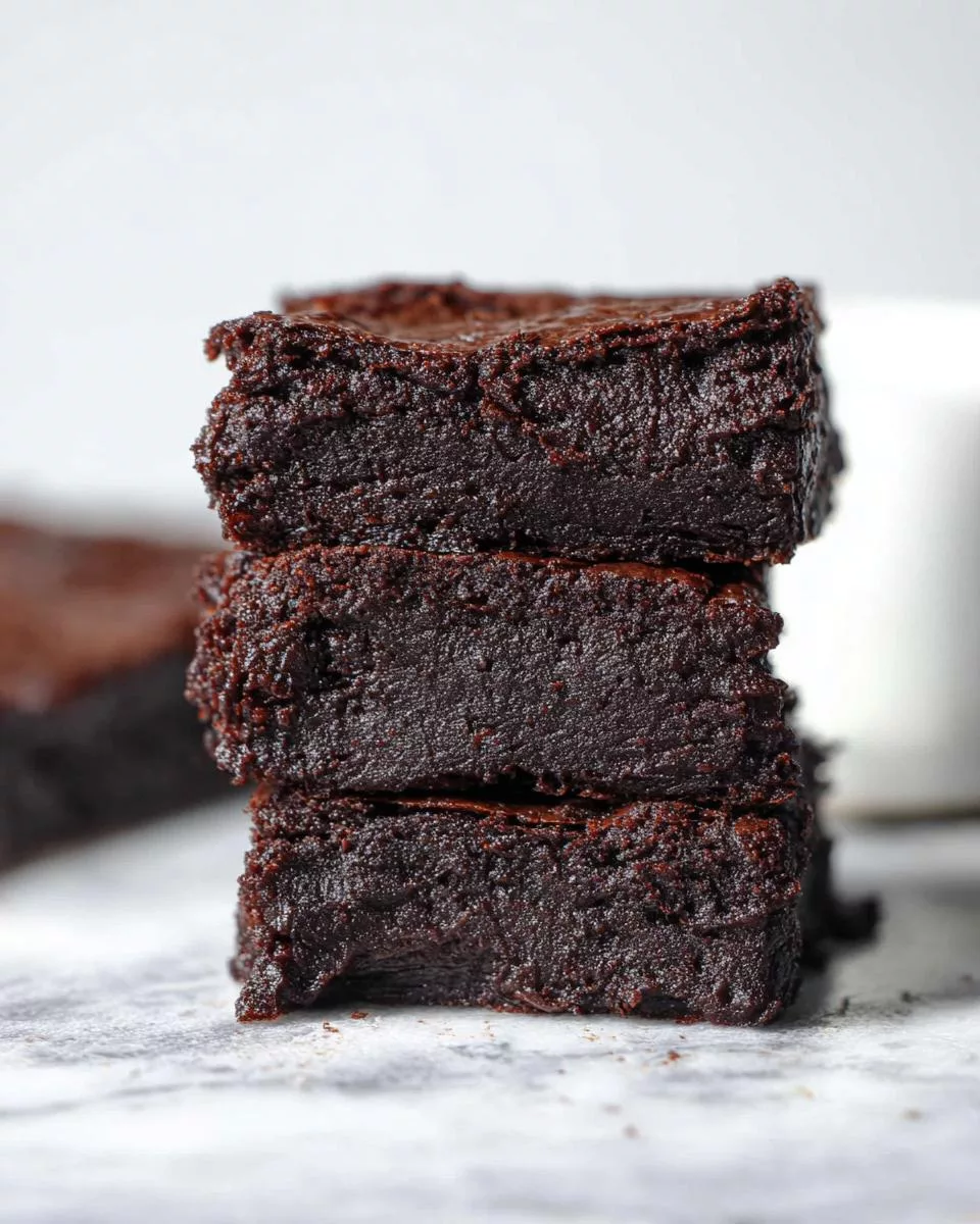 Vegan Brownies - detail 1