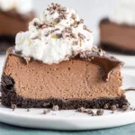 Air Fryer Triple Chocolate Cheesecake