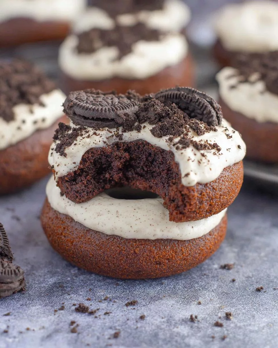 Baked Oreo Donuts - detail 2