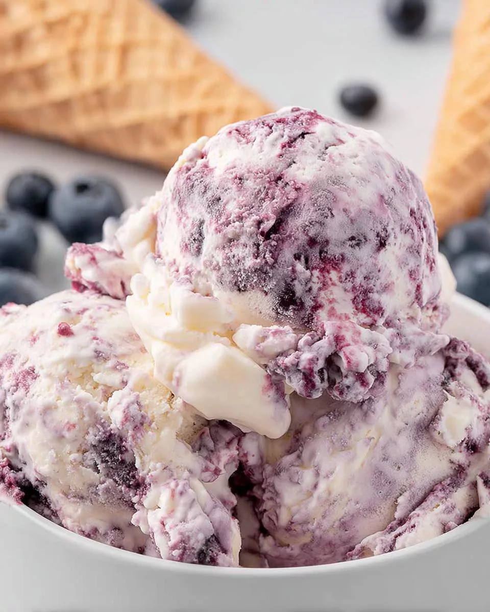 Blueberry Ice Cream - detail 1