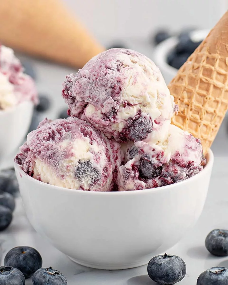 Blueberry Ice Cream - detail 2