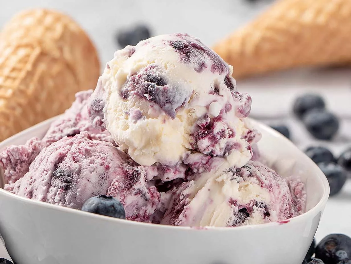 Blueberry Ice Cream