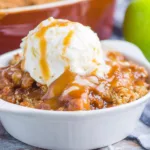 Caramel-Drizzled Easy Apple Cobbler