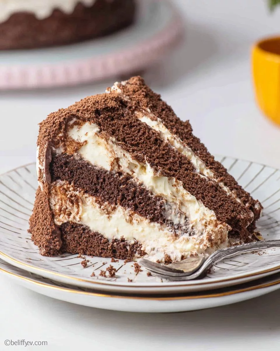 Chocolate Icebox Cake - detail 2