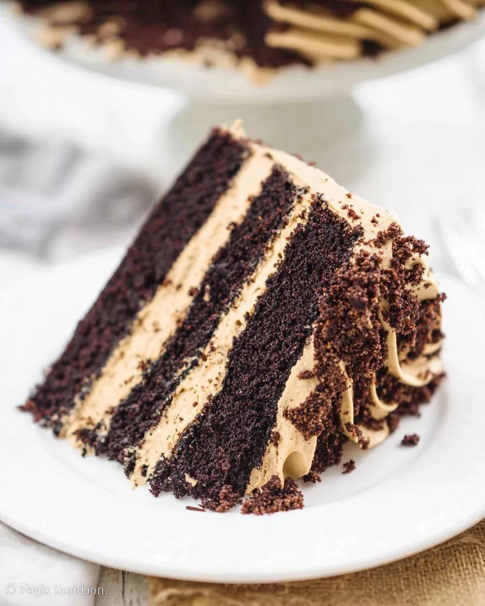 Chocolate Mocha Cake - detail 2