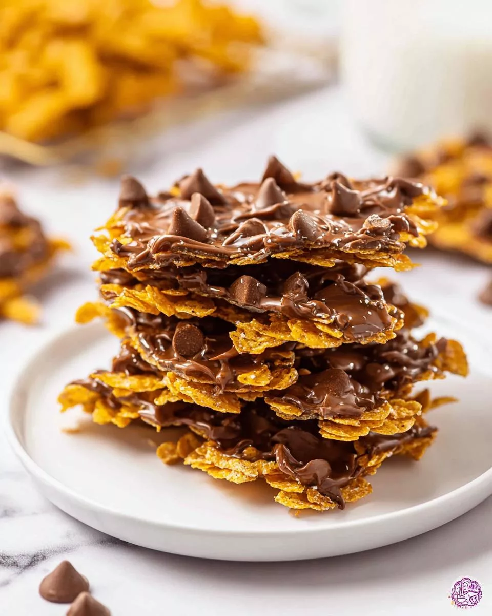Cornflake Chocolate Brittle - detail 1