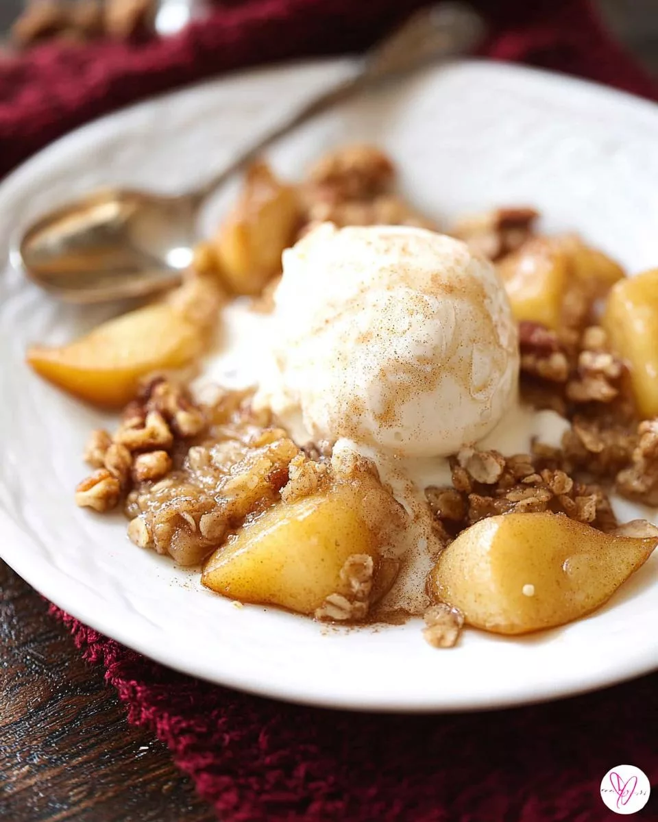 Easy Pear Crisp - detail 2