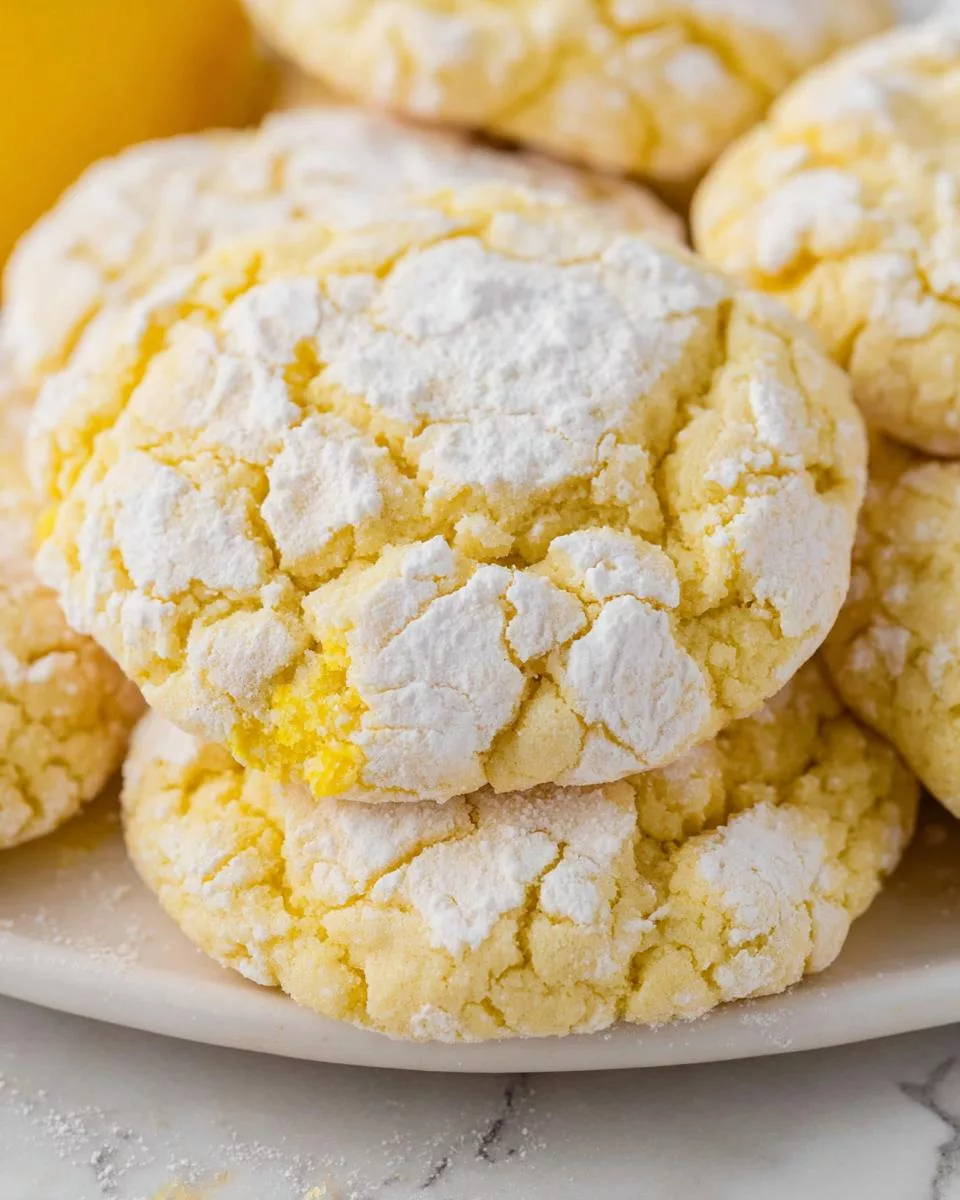 Lemon Cake Mix Cookies - detail 1